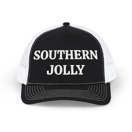 Snapback Trucker Cap With Southern Jolly Embroidery