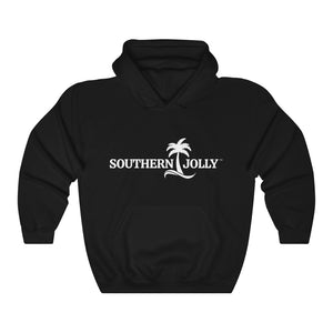 Black Hooded Sweatshirt With Southern Jolly Logo